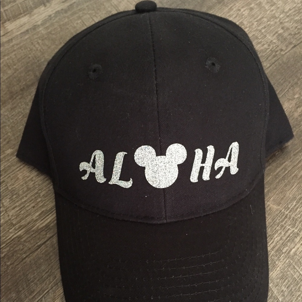 Aloha Mouse Hat- Black
